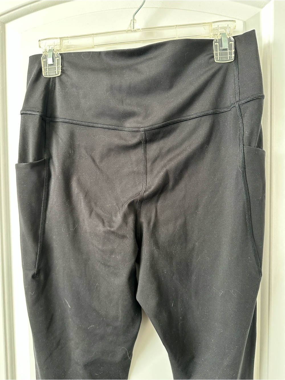 North Face Black High-Waist Leggings with Side Pockets